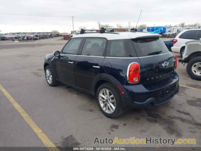 MINI COOPER COUNTRYMAN S, WMWZC3C58EWP26911