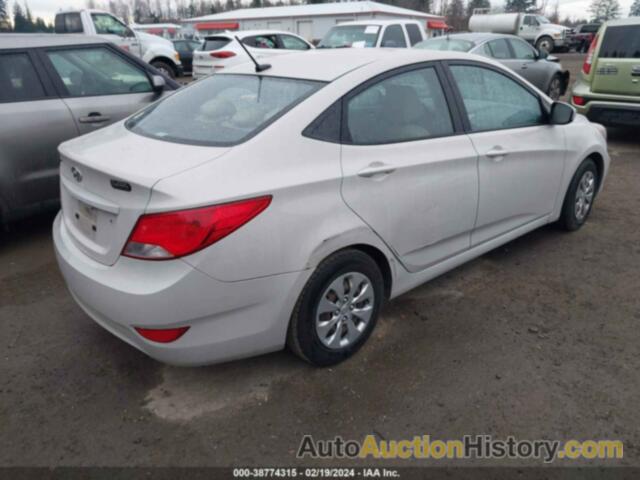 HYUNDAI ACCENT SE, KMHCT4AEXGU017957