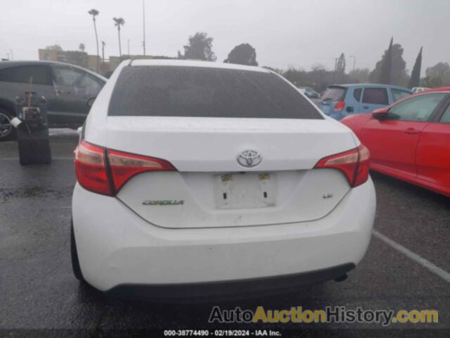 TOYOTA COROLLA LE, 5YFBURHE1KP871838