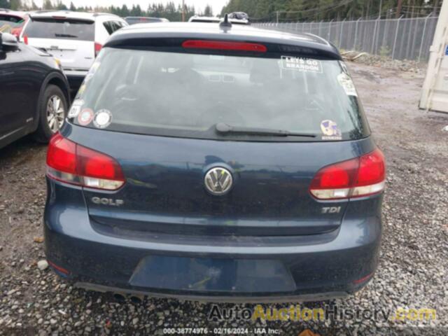 VOLKSWAGEN GOLF 2.0L TDI 4-DOOR, WVWDM7AJ7DW084794