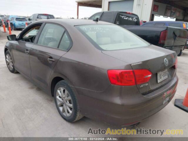 VOLKSWAGEN JETTA 2.5L SE, 3VWDX7AJ3BM347834