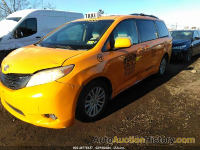 TOYOTA SIENNA XLE V6 8 PASSENGER, 5TDYK3DC7ES445584