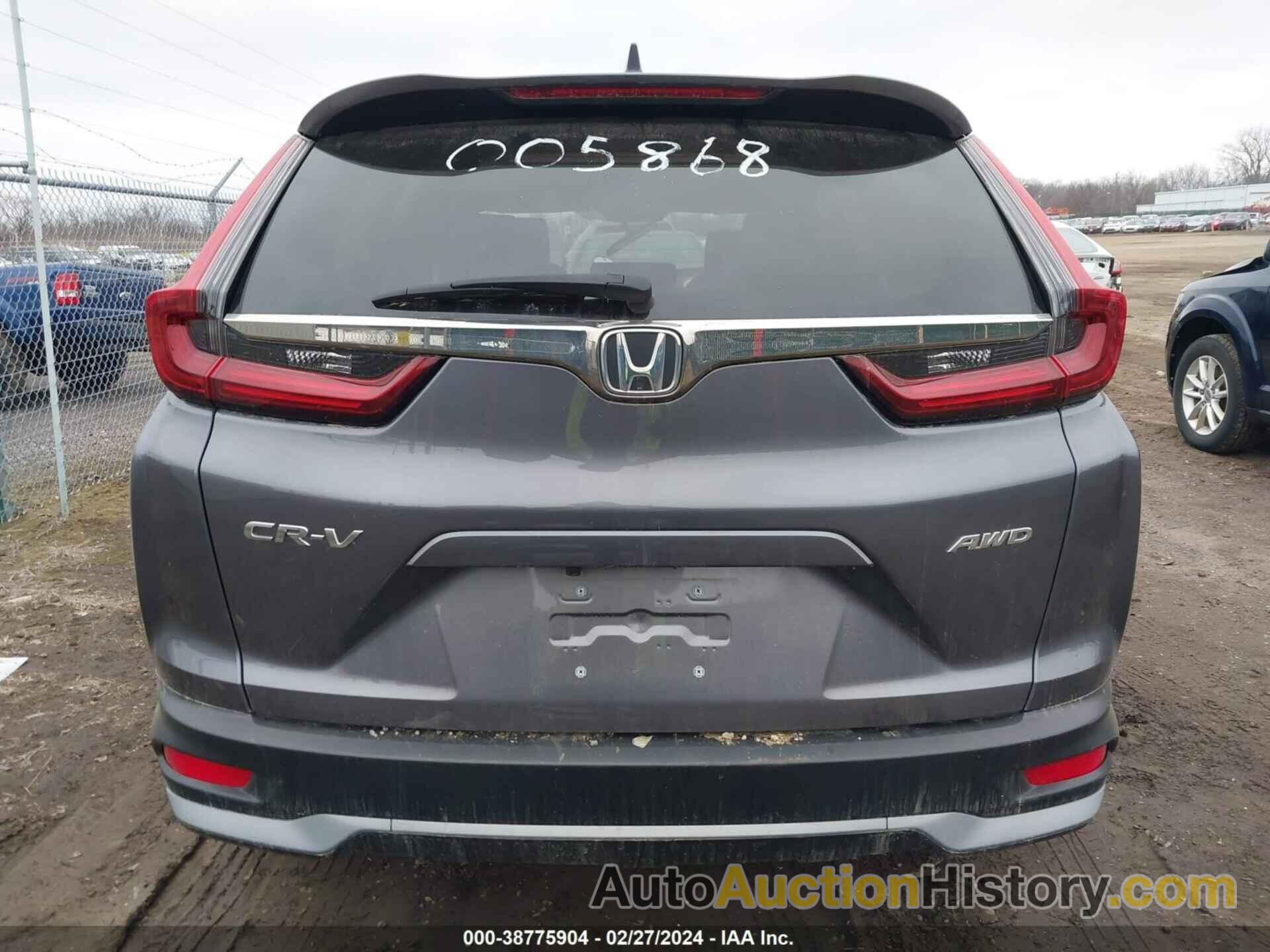 HONDA CR-V AWD EX, 5J6RW2H57MA005868