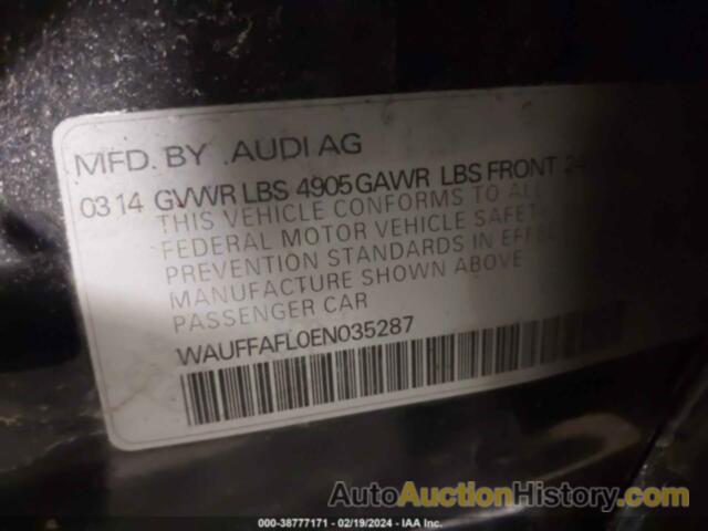 AUDI A4 2.0T PREMIUM, WAUFFAFL0EN035287