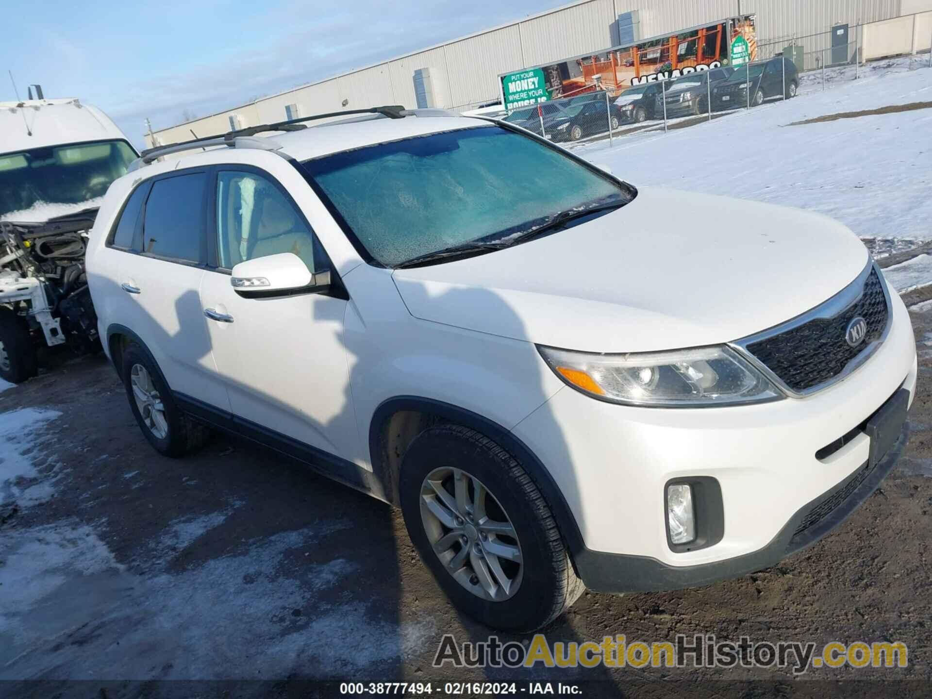 KIA SORENTO LX, 5XYKT3A61EG504708