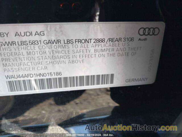 AUDI A8 L 3.0T, WAU44AFD1HN015186