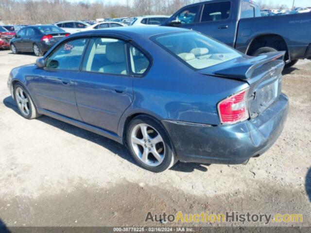 SUBARU LEGACY SEDAN 2.5I LIMITED, 4S3BL626567208816