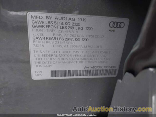 AUDI Q3 PREMIUM 45 TFSI QUATTRO TIPTRONIC, WA1AECF36L1035496