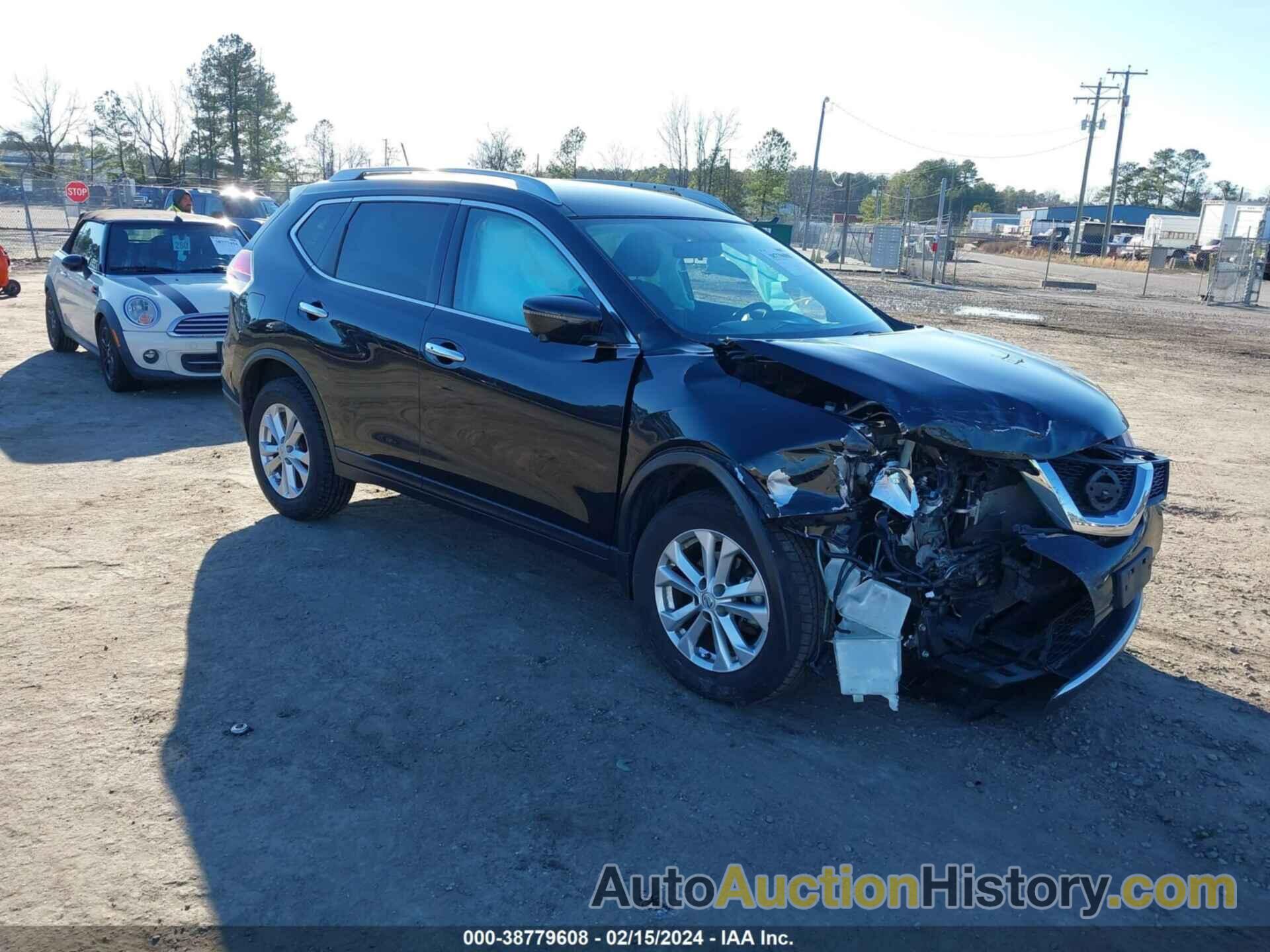 NISSAN ROGUE SV, KNMAT2MV4GP622437