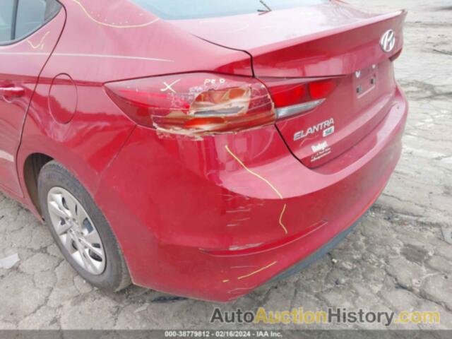 HYUNDAI ELANTRA SE, KMHD74LF2HU172275