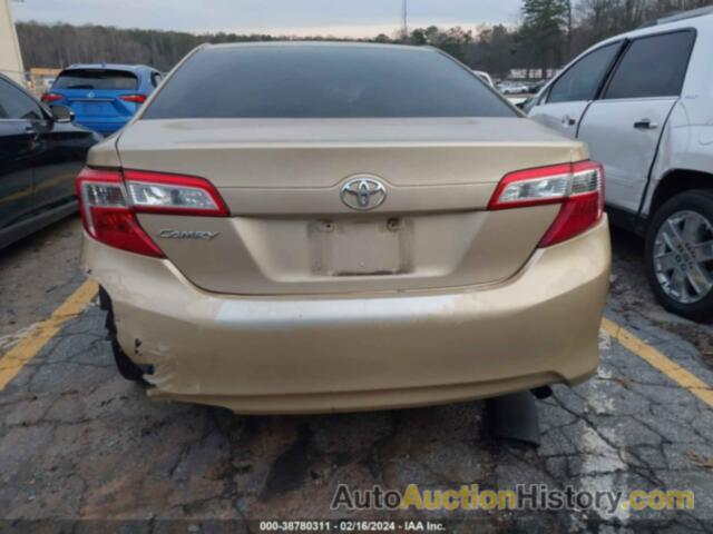 TOYOTA CAMRY SE/LE/XLE, 4T1BF1FK7CU037738