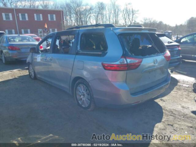 TOYOTA SIENNA XLE 7 PASSENGER, 5TDDK3DC6GS139509