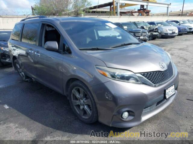 TOYOTA SIENNA SE 8 PASSENGER, 5TDXZ3DC4HS884446