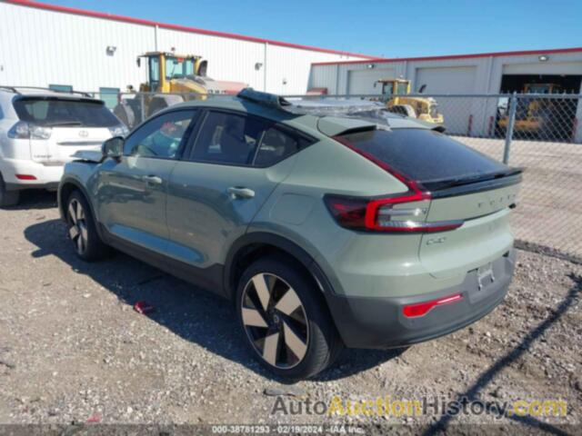 VOLVO C40 RECHARGE PURE ELECTRIC TWIN ULTIMATE, YV4ED3GM9P2051237