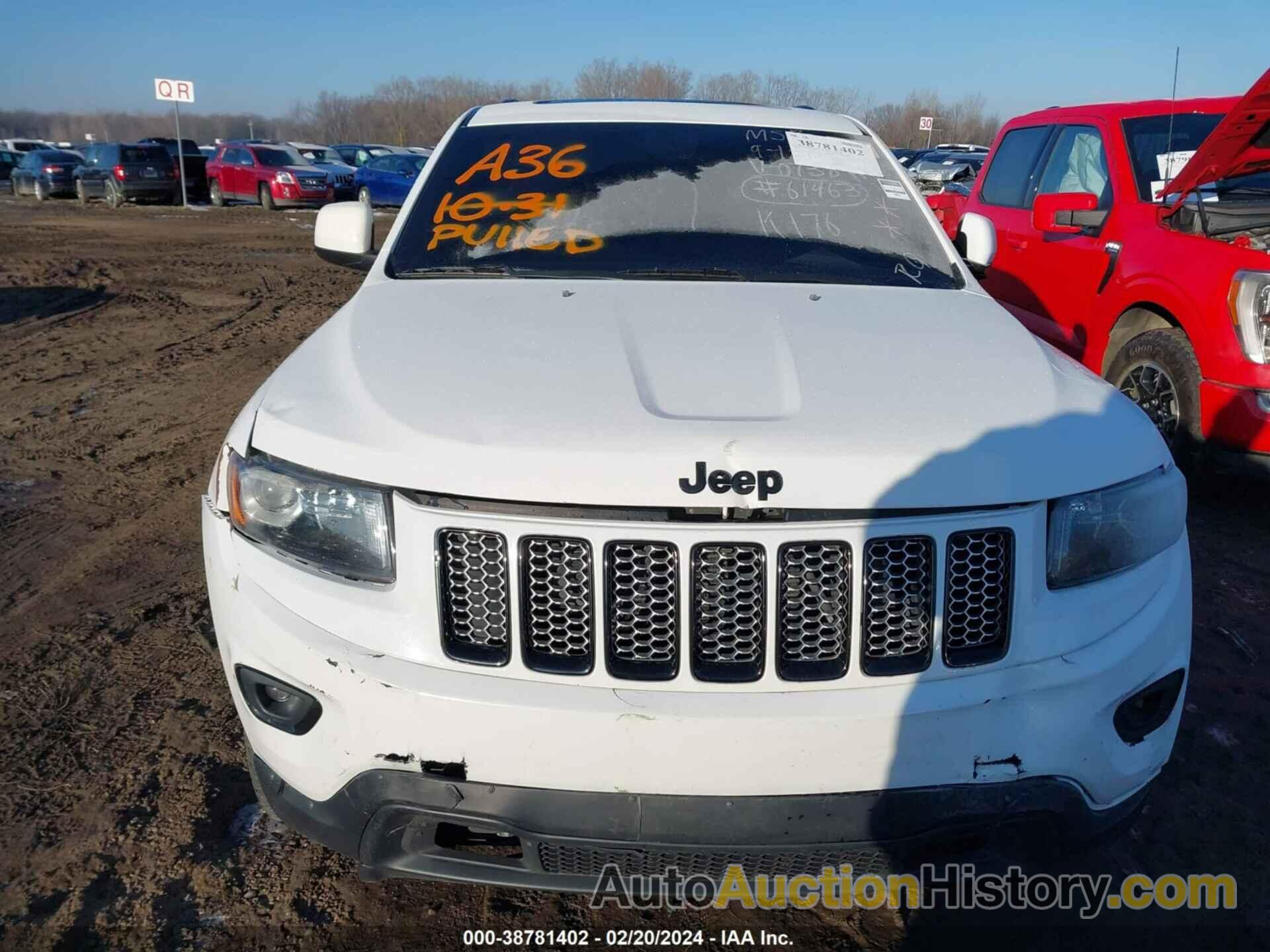 JEEP GRAND CHEROKEE LAREDO, 1C4RJFAG7FC130738