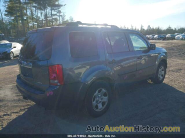 HONDA PILOT LX, 5FNYF4H20BB014063