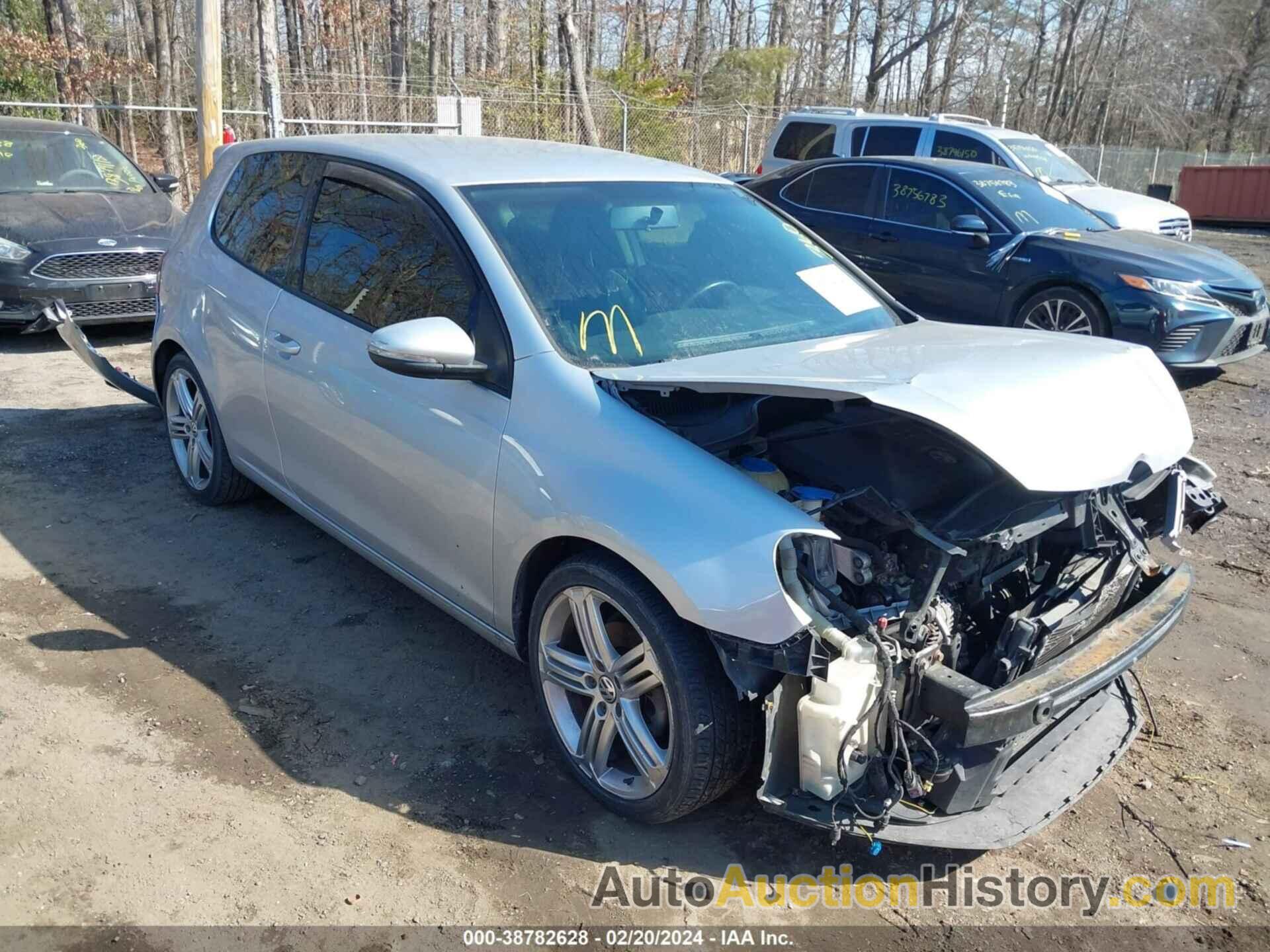 VOLKSWAGEN GOLF 2.5L 2-DOOR, WVWAB7AJ0CW300587