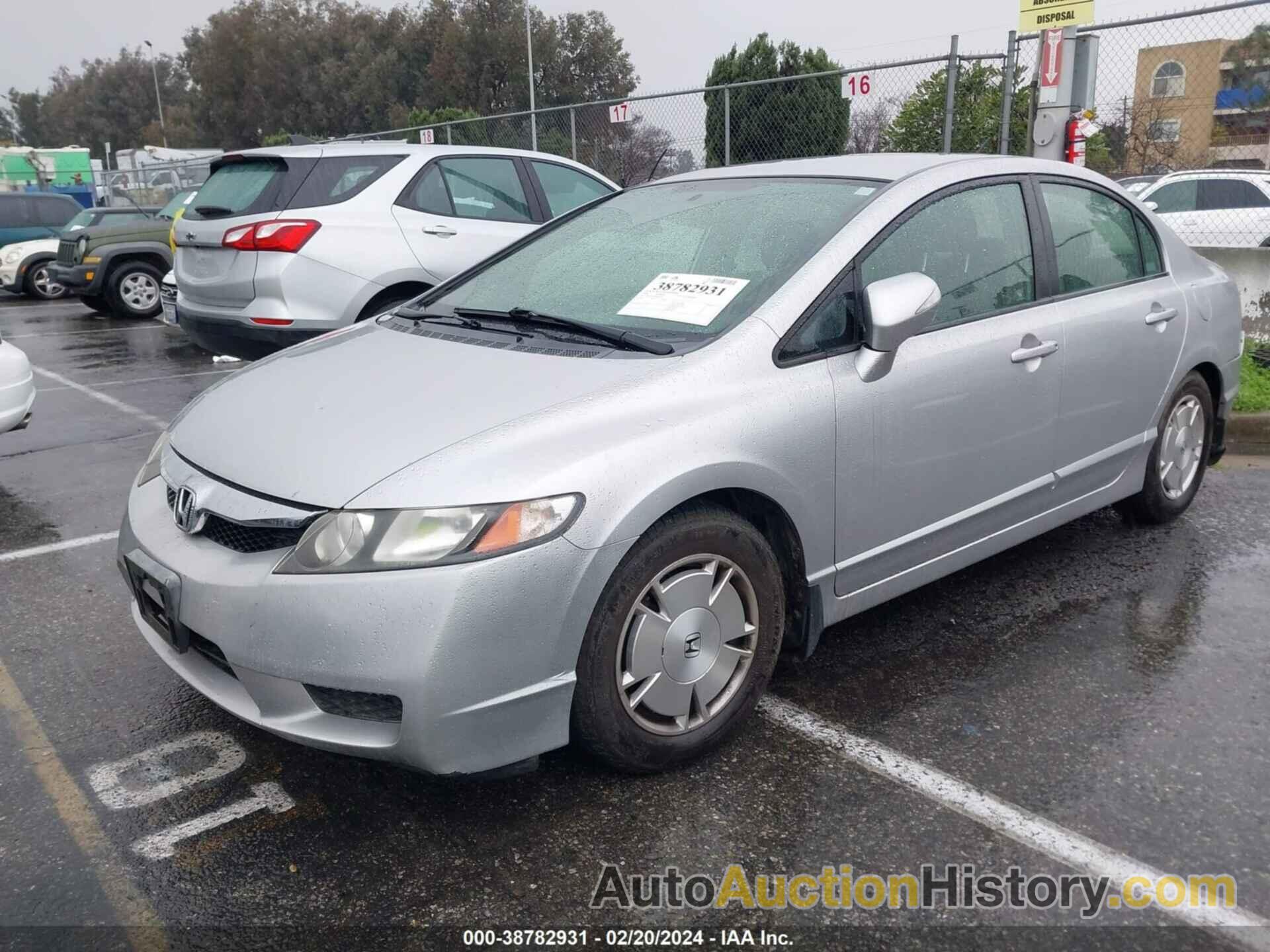 HONDA CIVIC HYBRID, JHMFA36289S001026