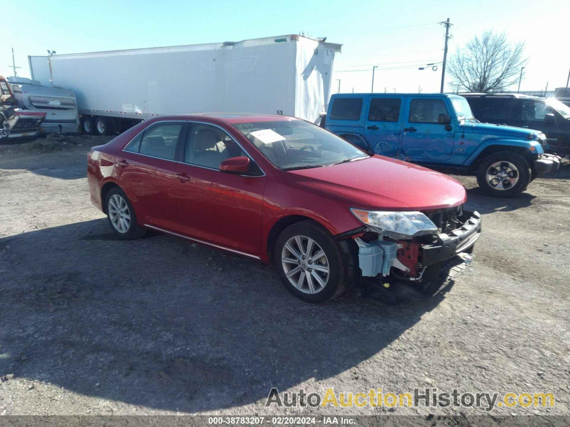 TOYOTA CAMRY XLE, 4T1BF1FK5CU502002