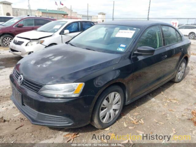 VOLKSWAGEN JETTA 2.0L S, 3VW2K7AJ0BM090170