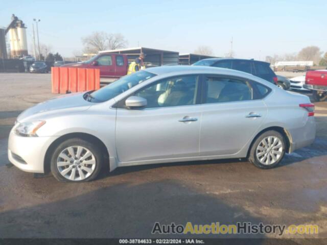 NISSAN SENTRA S, 3N1AB7AP9DL744999