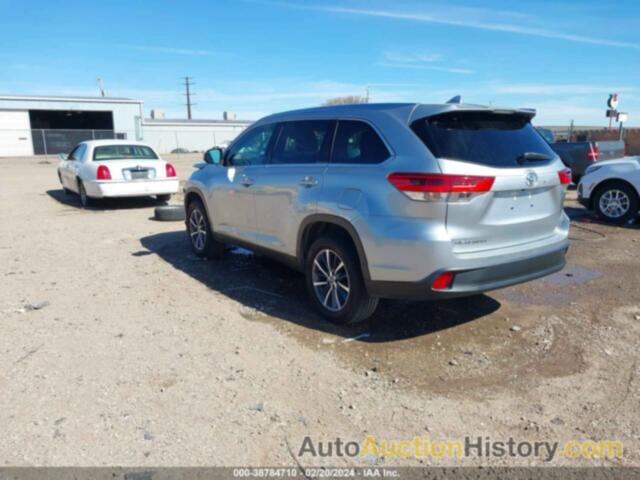 TOYOTA HIGHLANDER XLE, 5TDKZRFH7KS571078