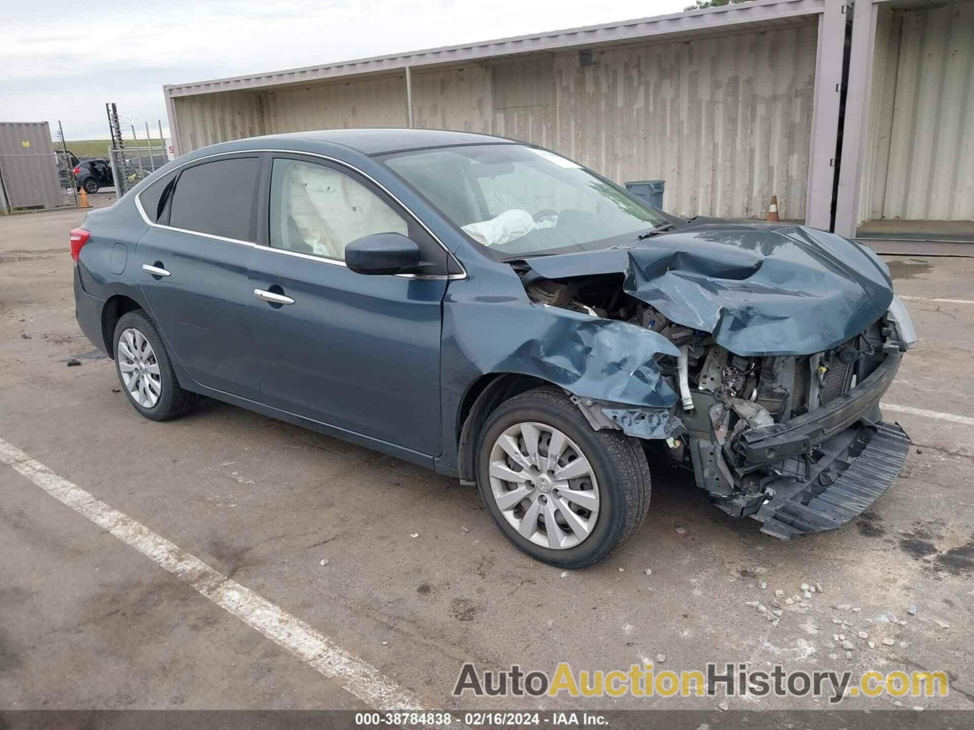 NISSAN SENTRA SV, 3N1AB7AP3GY263847