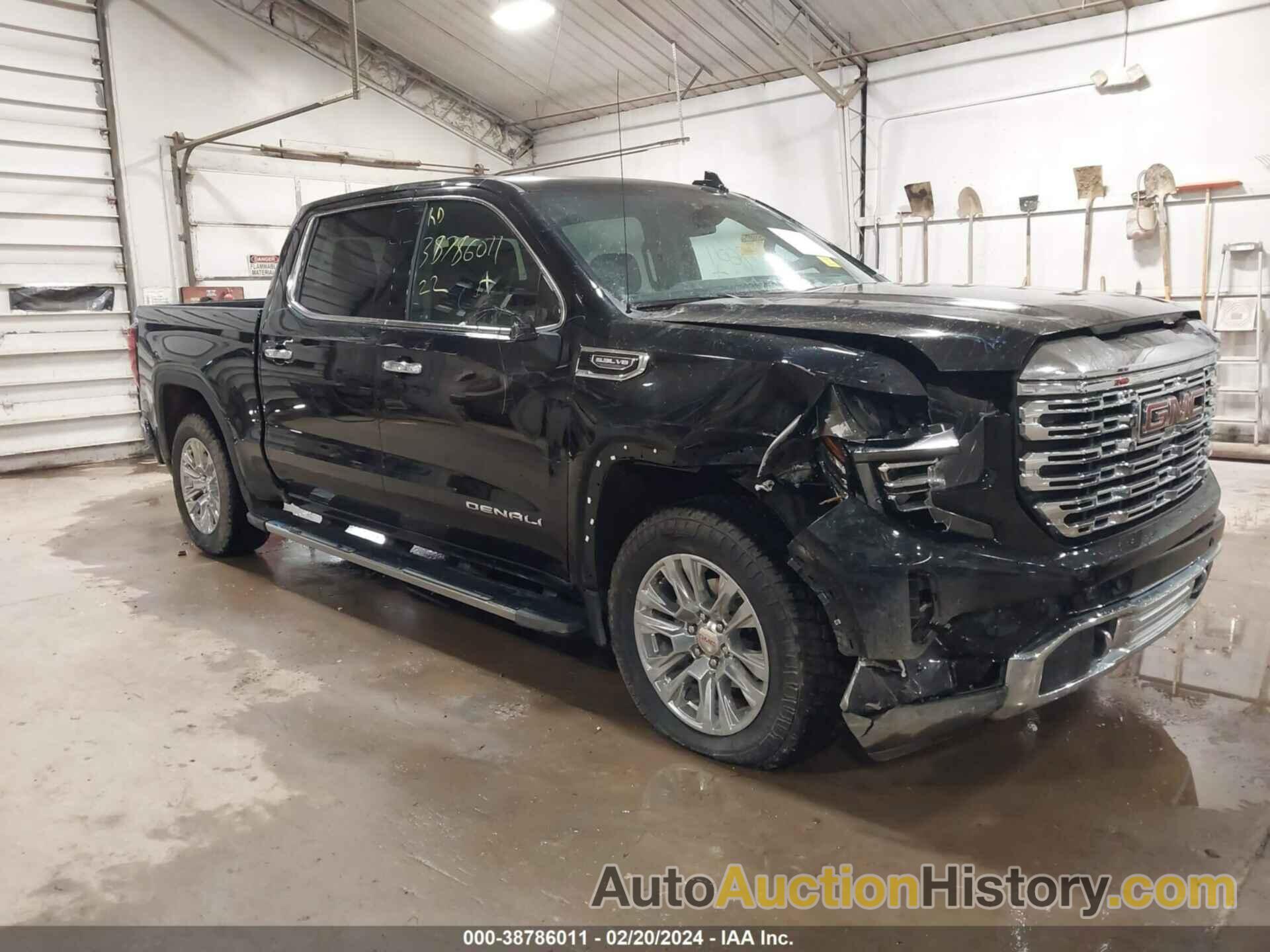 GMC SIERRA 1500 4WD  SHORT BOX DENALI, 3GTUUGED5NG629847