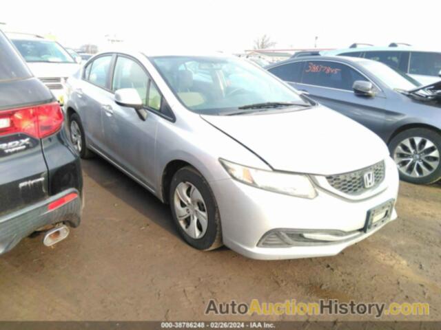 HONDA CIVIC LX, 2HGFB2F59DH577020