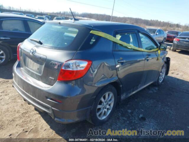 TOYOTA COROLLA MATRIX S, 2T1LE40E19C008872