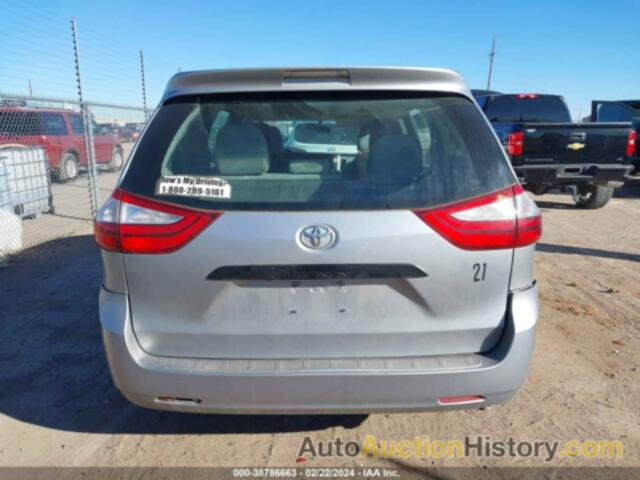 TOYOTA SIENNA L 7 PASSENGER, 5TDZZ3DC2HS849770