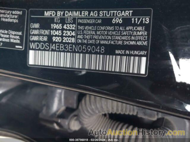 MERCEDES-BENZ CLA 250, WDDSJ4EB3EN059048