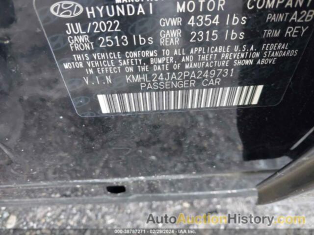 HYUNDAI SONATA SE, KMHL24JA2PA249731