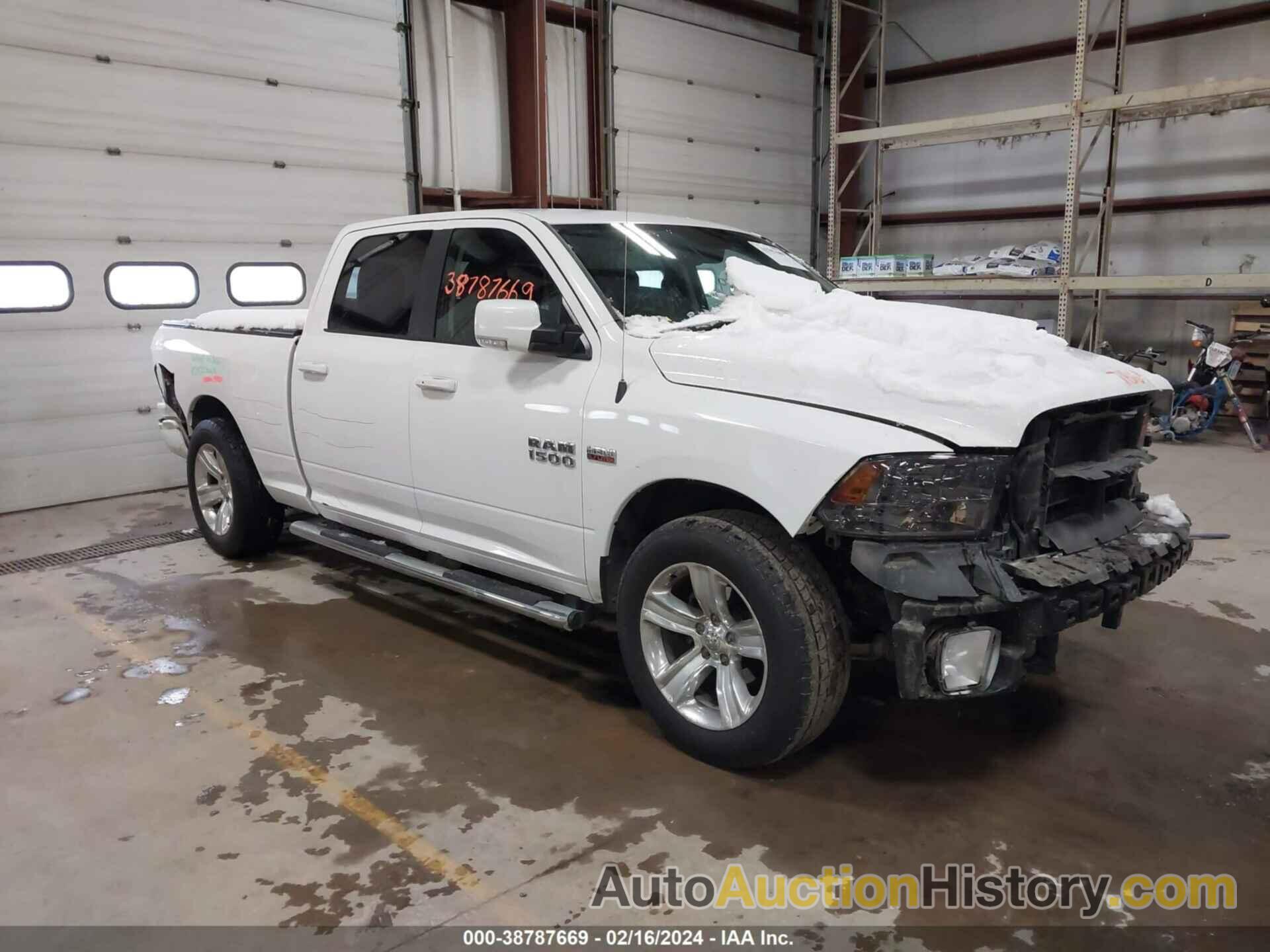 RAM 1500 SPORT, 1C6RR7UTXGS313850