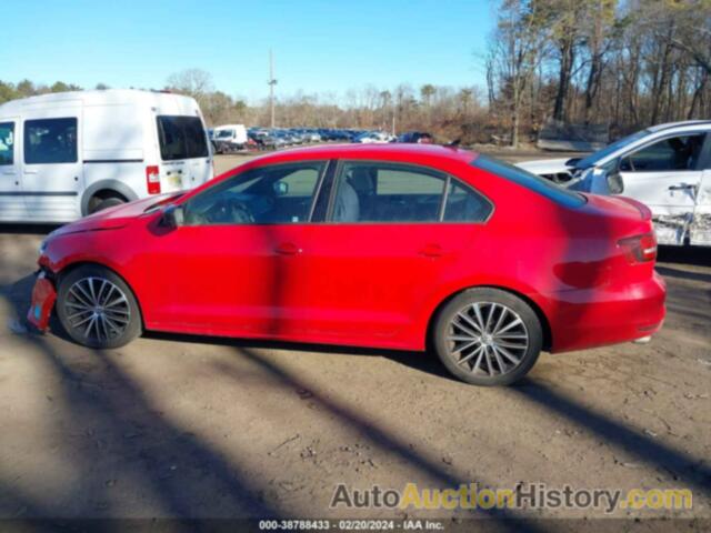 VOLKSWAGEN JETTA 1.8T SPORT, 3VWD17AJ9GM362914