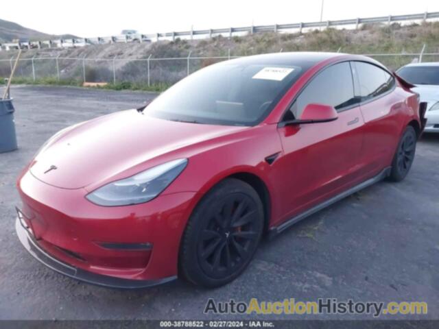 TESLA MODEL 3 LONG RANGE DUAL MOTOR ALL-WHEEL DRIVE, 5YJ3E1EB7NF130834