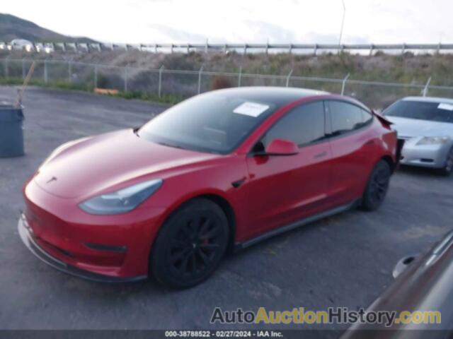 TESLA MODEL 3 LONG RANGE DUAL MOTOR ALL-WHEEL DRIVE, 5YJ3E1EB7NF130834