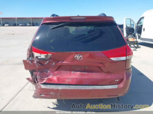 TOYOTA SIENNA LE V6 8 PASSENGER, 5TDKK3DC7ES408282