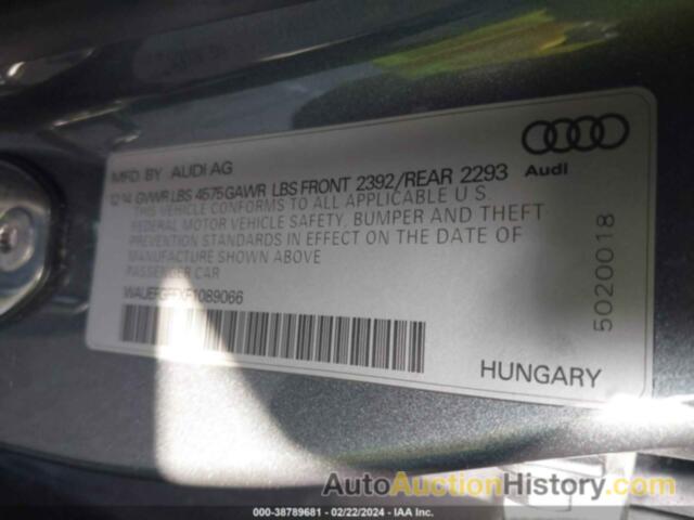 AUDI A3 2.0T PREMIUM, WAUEFGFFXF1089066