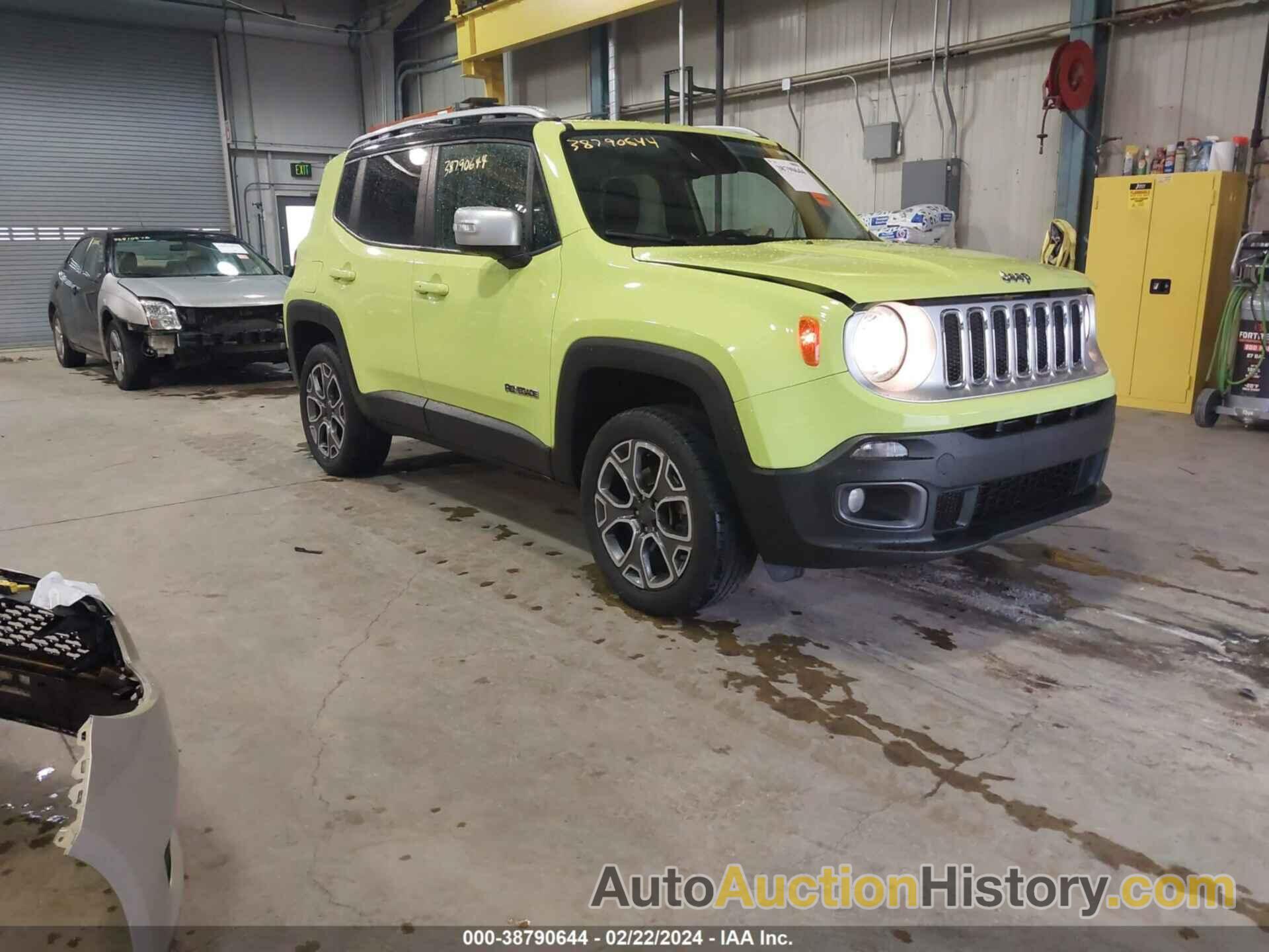 JEEP RENEGADE LIMITED 4X4, ZACCJBDB9HPF45945