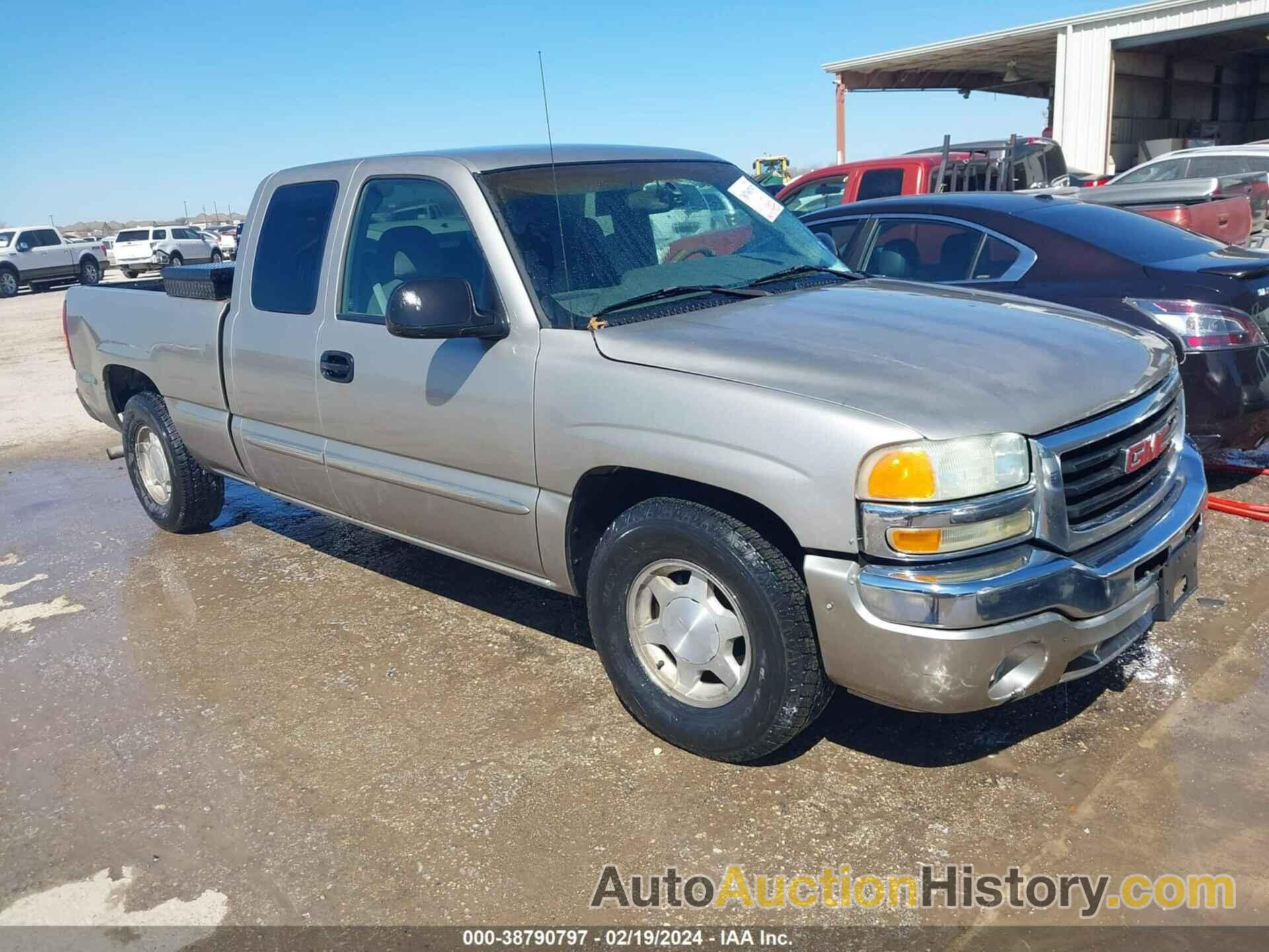 GMC SIERRA 1500 SLE, 2GTEC19VX31184311