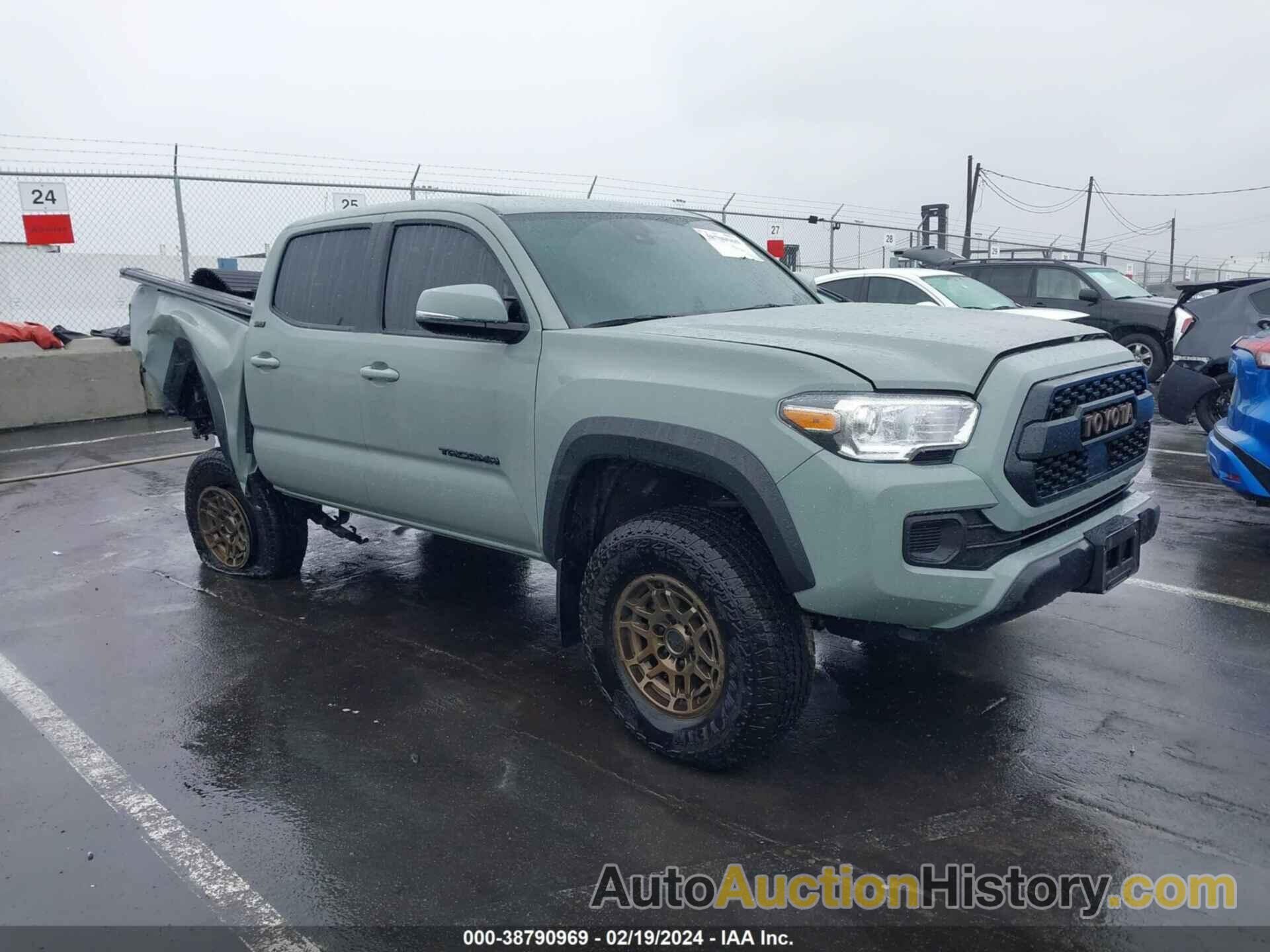 TOYOTA TACOMA DOUBLE CAB/SR/SR5/TRAIL/TRD SPORT/TRD OFF ROAD/TRD PRO, 3TMCZ5AN7PM612956