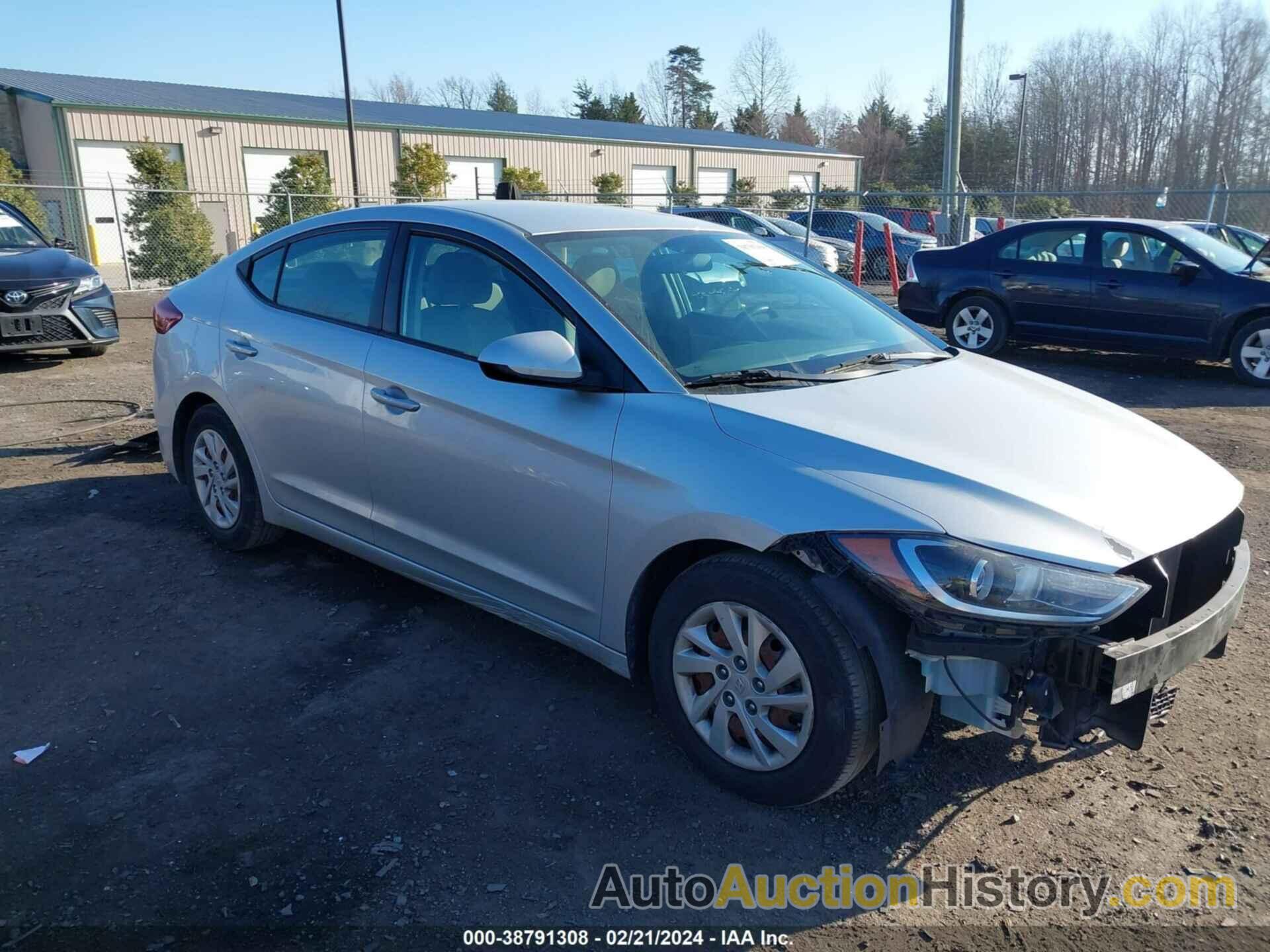 HYUNDAI ELANTRA SE, 5NPD74LF6HH101157