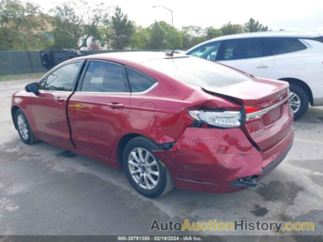 FORD FUSION S, 3FA6P0G78HR175848