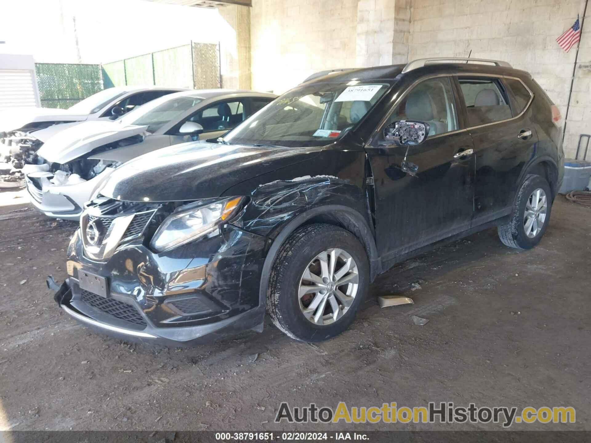 NISSAN ROGUE S/SL/SV, KNMAT2MV5GP607347