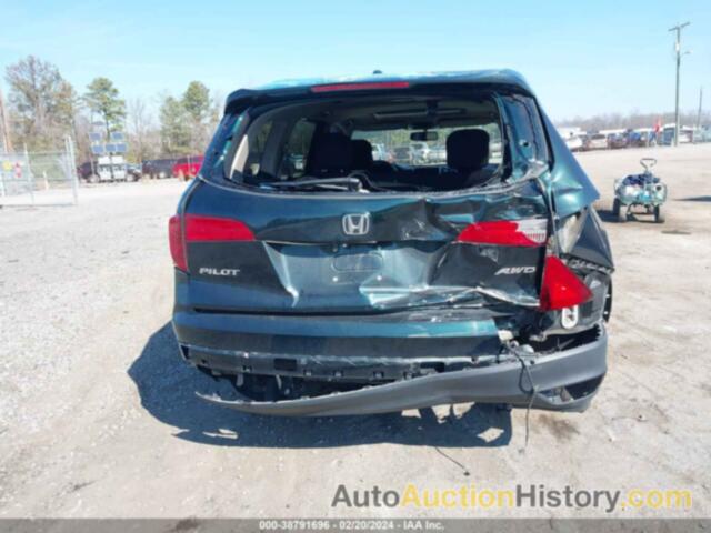 HONDA PILOT EX-L, 5FNYF6H55GB011284