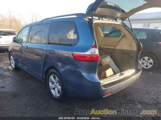 TOYOTA SIENNA LE 8 PASSENGER, 5TDKK3DC8FS645607