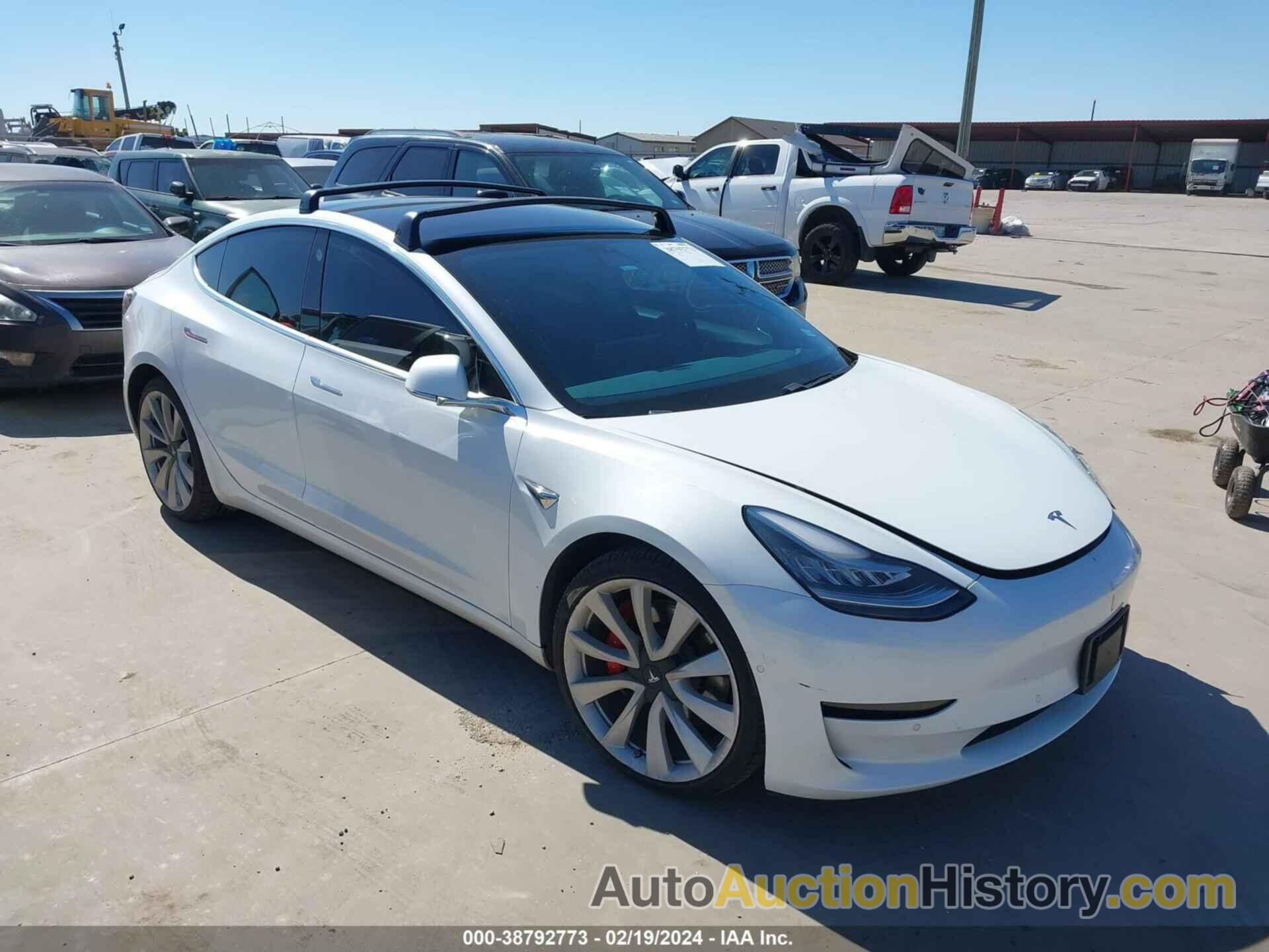 TESLA MODEL 3 LONG RANGE/PERFORMANCE, 5YJ3E1EB4KF427409