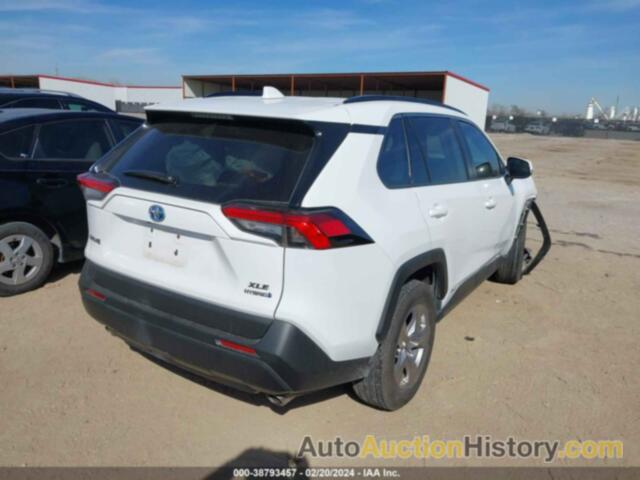 TOYOTA RAV4 XLE HYBRID, 2T3RWRFV1NW135231