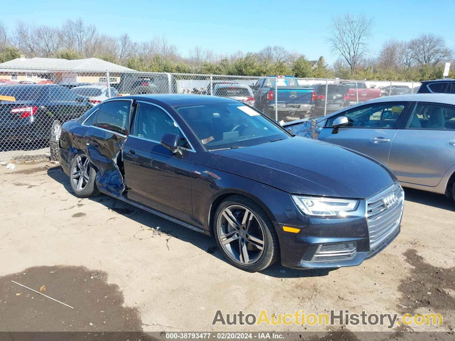 AUDI A4 2.0T PREMIUM/2.0T TECH PREMIUM, WAUENAF47JA153457